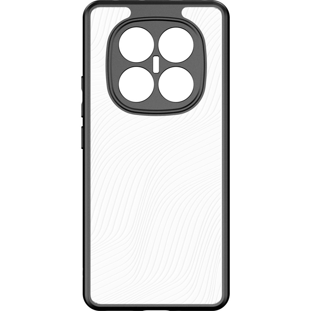 Etui ochronne Dux Ducis AIMO do Xiaomi Redmi Note 14 Pro Plus 5G, przezroczyste z czarną ramką
